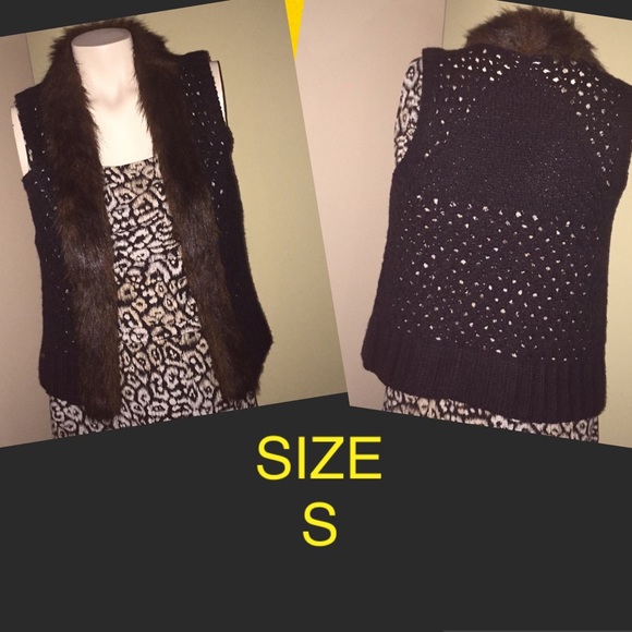 Cato Jackets & Blazers - OFFERS COND. CATO KNITTED VEST SIZE S- EXCEL COND.